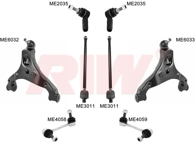 TAMİR KİTİ ÖN DODGE-SPRINTER 2500-W906 2006- DODGE-SPRINTER 3500-W906 2006- MERCEDES-SPRINTER-W906 2 006-2019 VOLKSWAGEN-CRAFTER-2E 2F 2006-2016