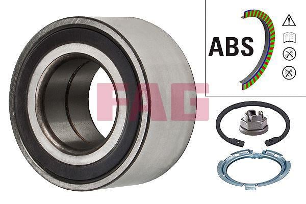 TEKER RULMANI ON RENAULT MEGANE CLIO CAPTUR KANGOO LOGAN SANDERO / MERCEDES CITAN W415 / NISSAN MIC RA K12 03-10 / NOTE E11 06-12 ABS LI