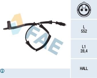 TEKERLEK HIZ SENSÖRÜ MASTER II 1.9-2.2-2.5 DCİ ÖN
