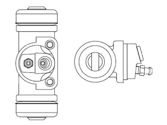 TEKERLEK SİLİNDİRİ - 22.22 MM