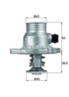 TERMOSTAT 105 BMW E38 E39 M60 62