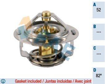 TERMOSTAT 82 MAZDA 323 1.5 1.8 1994 1998 HONDA ACCORD PRELUDE 1.6 2.0 1985 1989