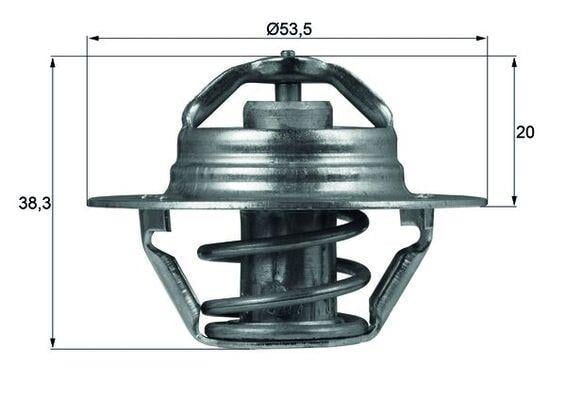 TERMOSTAT 82C R11-FLASH DZL-P106-P306-P405-P406-BERLINGO 1.8 97 >