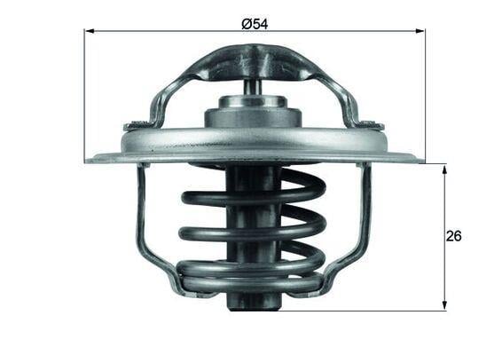 TERMOSTAT 87C GOLF V-VI-PLUS-JETTA III-PASSAT-TIGUAN-A3-A6-LEON 2.0TDI BMA BKP BKP-BKD-CBAB-CBDA