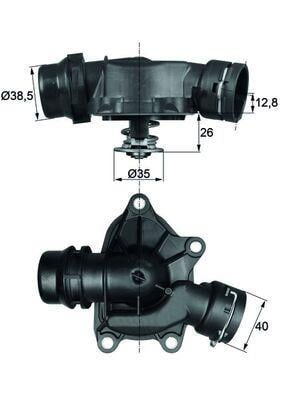 TERMOSTAT 88 BMW E38 E39 M57 D30
