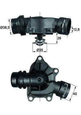 TERMOSTAT 88 BMW E38 E39 M57 D30