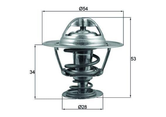 TERMOSTAT 88C H100 2.4-2.5 93-00 -H1 STAREX 2.5 TD 97-04 -SORENTO 2.5 CRDİ 02 >