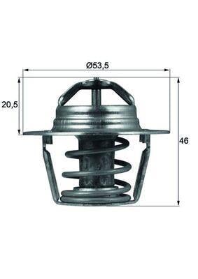 TERMOSTAT 89C KNG 1.9D-MGN1.6-2.0-LGN 1.8-2.0-P106-P306-P405