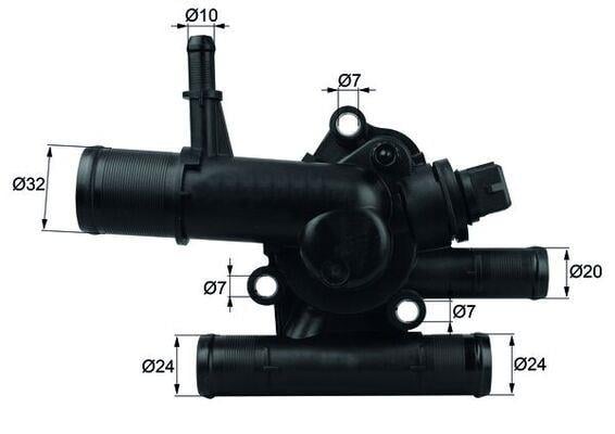 TERMOSTAT 89C KOMPLE LAGUNA-KANGOO-TRAFIC 1.9dCi F9Q MEGANE 2.0 F4R