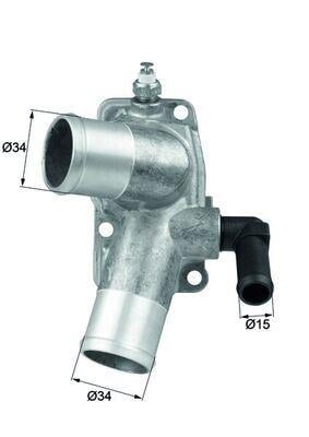 TERMOSTAT 92C KOMPLE VECTRA B 2.0 DI 16V 97-02 -OMEGA B 2.0 DTI 16V-2.2 DTI 16V 97-03