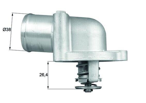 TERMOSTAT ALFA ROMEO 156 2.5 V6 3.2 GTA 166 2.0 2.5 3.0 3.2 155 2.5 GT 3.2 KAPPA 3.0 THESIS 3.0 E.