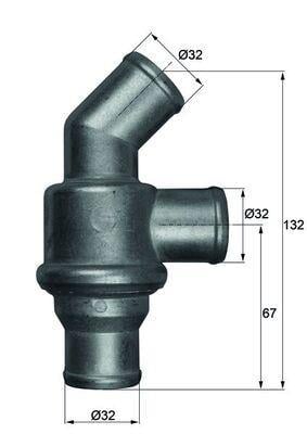 TERMOSTAT BMW E21 E30 E12 E28 M10