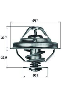 TERMOSTAT BMW M41 M51 E34 E36 E38 E39 RANGE ROVER 2 94>02 OPEL OMEGA B ROVER 800 90>99