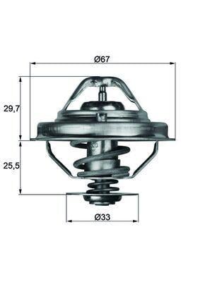 TERMOSTAT BMW M41 M51 E34 E36 E38 E39 RANGE ROVER 2 94>02 OPEL OMEGA B ROVER 800 90>99
