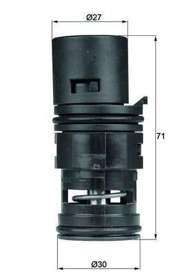 TERMOSTAT BMW X3 E83 N52 N53