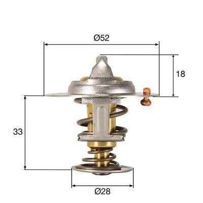 TERMOSTAT FOCUS IV 1.1 CVT 17> C MAX 11> S MAX 11> FIESTA 08> 1.0L ECOBOOST