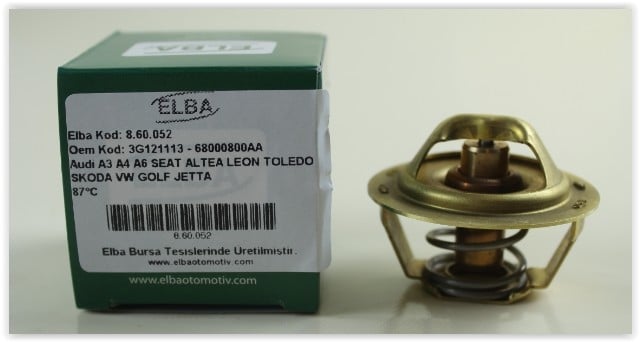 TERMOSTAT GOLF V-VI-PLUS-JETTA III-PASSAT-SCIROCCO-TIGUAN-A3-A4-A6-ALTEA-LEON-TOLEDO 2.0TDI 88C