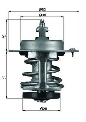 TERMOSTAT HONDA CIVIC VI Fastback MA. MB 79C
