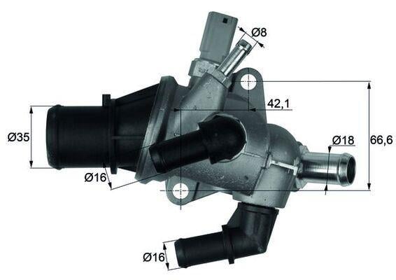 TERMOSTAT KOMPLE ALFA ROMEO 145 930 83C