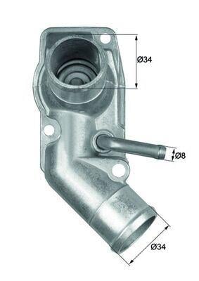 TERMOSTAT KOMPLE ASTRA G -ZAFIRA A 2.0 DTI-2.2 DTI 92C
