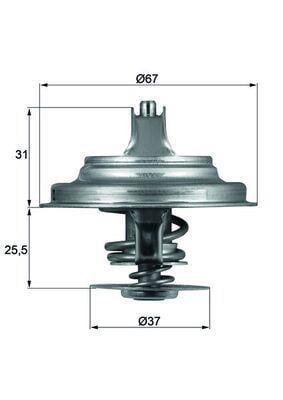TERMOSTAT PASSAT-CRAFTER-LT 28-35-TRANSPORTER IV 87C