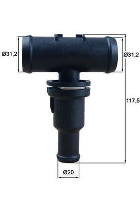 TERMOSTAT Thermostat housing