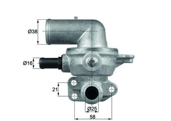 TERMOSTAT Thermostat. integral
