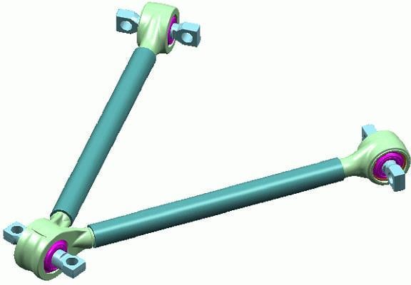 TRIANGULAR TORQUE ROD