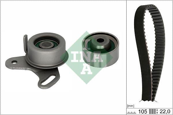 TRİGER KAYIŞ SETİ HYUNDAI ACCENT ADMIRE ERA 1.5L G4EB 01-> 1.4L 1.6L G4ED G4EE 01-10 / GETZ 1.4L 06-10 / MATRIX ELANTRA 1.6L 01-06 / KIA RIO 1.4L 1.6L 06-10 / CERATO 1.6L 04-07 1 KAYIŞ 2 RULMAN