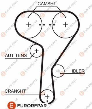 TRİGER KAYIŞI 146x240 OPEL ASTRA H Z16XEP 04 > ASTRA J A16XER VECTRA C 05 > CHEVROLET CRUZE CT1077