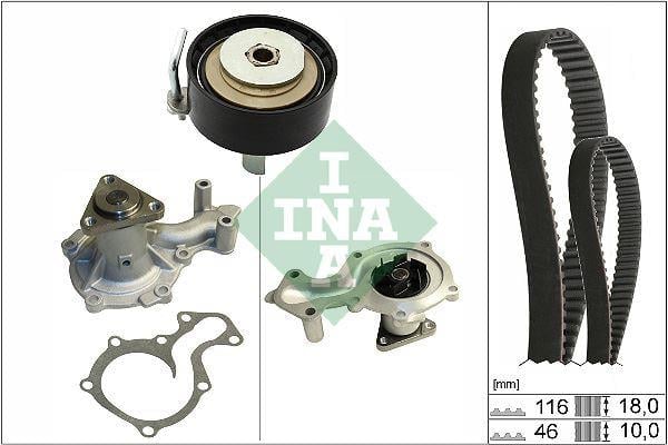 TRİGER SETİ DEVİRDAİM FORD FİESTA-FOCUS-CMAX 12> 1.0 ECOBOOST DİŞ:116-GENİŞLİK:18 DIS SAYISI 116 GENIS 18MM 46 DIS