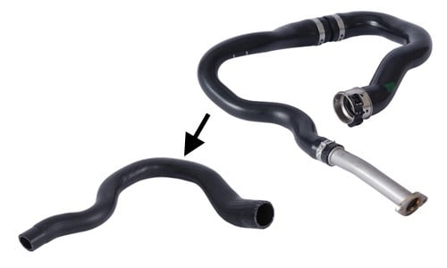 TURBO HAVA HORTUMU ORTA PARÇA PLASTİK-METAL PARÇA HARİÇ OPEL CORSA D 06>14 1.3 A13DTC
