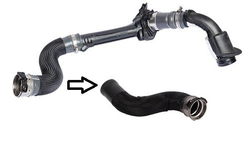 TURBO HORTUMU BÜYÜK PLASTİK PARÇA HARİÇ RENAULT MEGANE III 09> FLUENCE 09> 1.5dCi