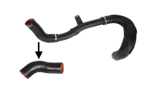 TURBO HORTUMU PLASTİK BORU HARİÇ OK İLE GÖSTERİLEN KÜÇÜK HORTUM FIAT DUCATO