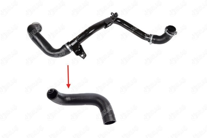 TURBO INTERCOLL HORTUMU FORD FOCUS 04> METAL BORU HARIC KUCUK HORTUM 06>12 S40 II 06>12 V50 05>12 1.6D D4164T KUCUK HORTUM