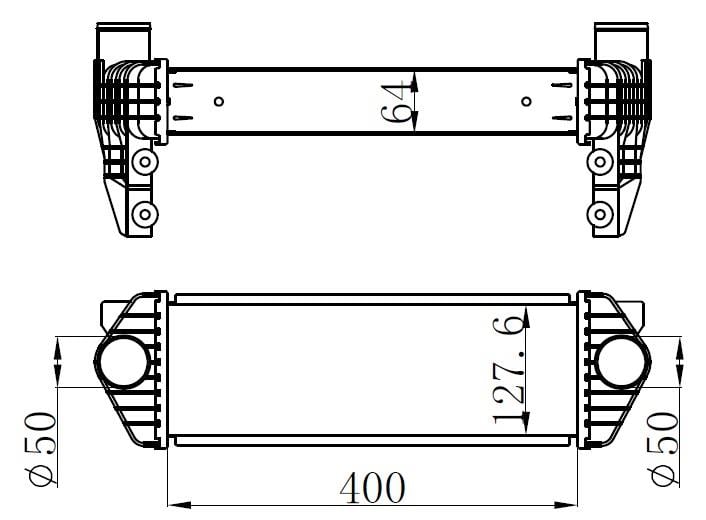 TURBO INTERCOLL RADYATORU TRANSİT CONNECT TC7 06>14 1.8DI 1.8 TDCI AL PL SYSTEM