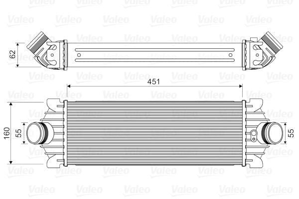 TURBO INTERCOOLER RADYATOR TRANSIT V347 11>14 V362 14>CUSTOM 12>2.2TDCI 155PS ARKADAN CEKER
