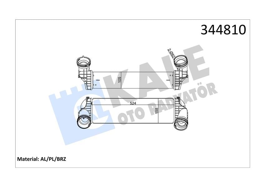 TURBO RADYATORU BMW E70 F15 E71 F16