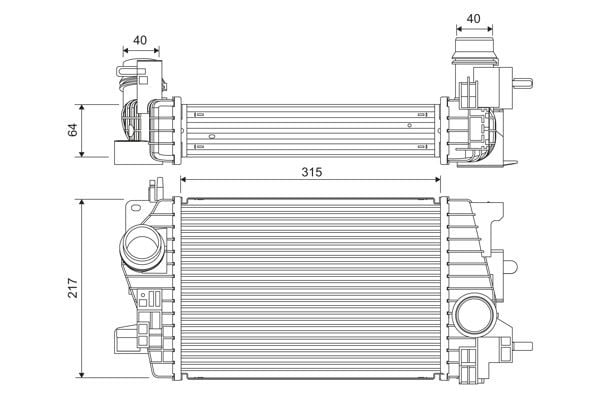 TURBO RADYATÖRÜ OPEL VAUXHAL MERIVA B