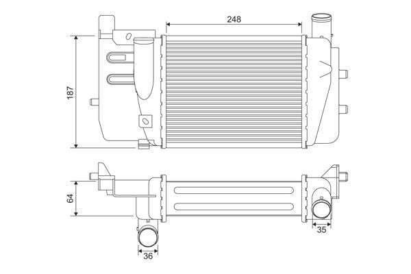 TURBO RADYATÖRÜ TOYOTA VITZ