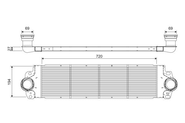 TURBO RADYATÖRÜ VW TRANSPORTER 7J/7H 2003>2009