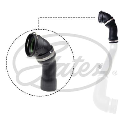 TURBOSARJ HORTUMU SOL BMW M57 E60 E61 UST