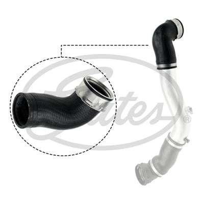 TURBOSARJ HORTUMU SOL BMW M57N2 E90 E91 E92 ALT