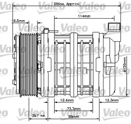 UNİVERSAL KOMPRESÖR TM13 2AG 12V