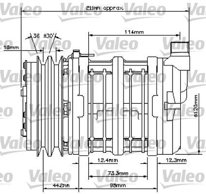 UNİVERSAL KOMPRESÖR TM13 8GR 12V