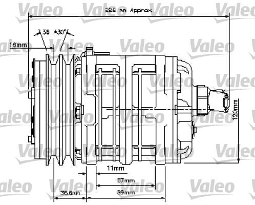 UNİVERSAL KOMPRESÖR TM13 8GR 24V