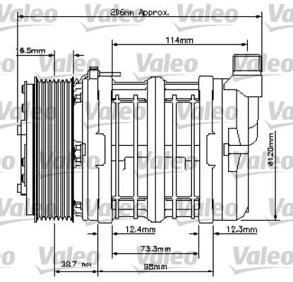 UNİVERSAL KOMPRESÖR TM13XS 2AG 24V
