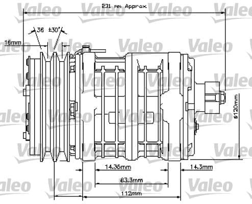 UNİVERSAL KOMPRESÖR TM15 2AG 24V