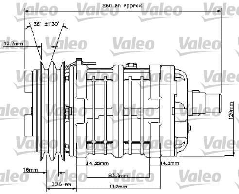 UNİVERSAL KOMPRESÖR TM16 2AG 12V