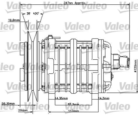 UNİVERSAL KOMPRESÖR TM16 2AG 12V